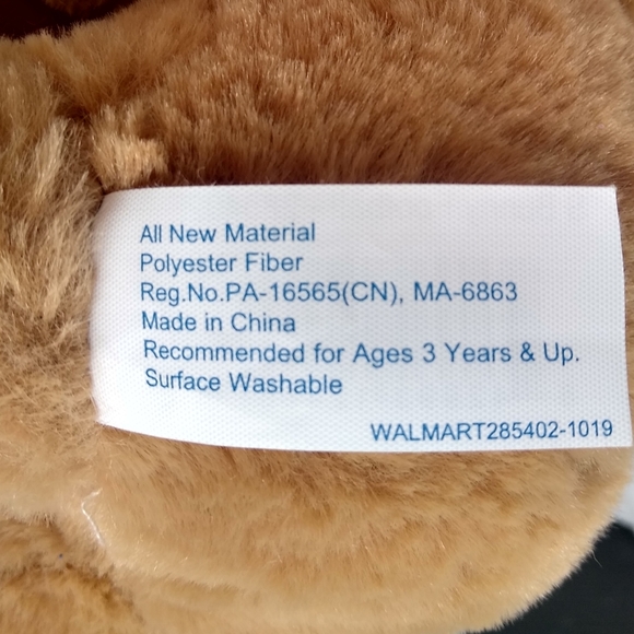 Adorable Plush Easter Bunny Rabbit with Football Stuffed Animal Toy - Picture 5 of 5